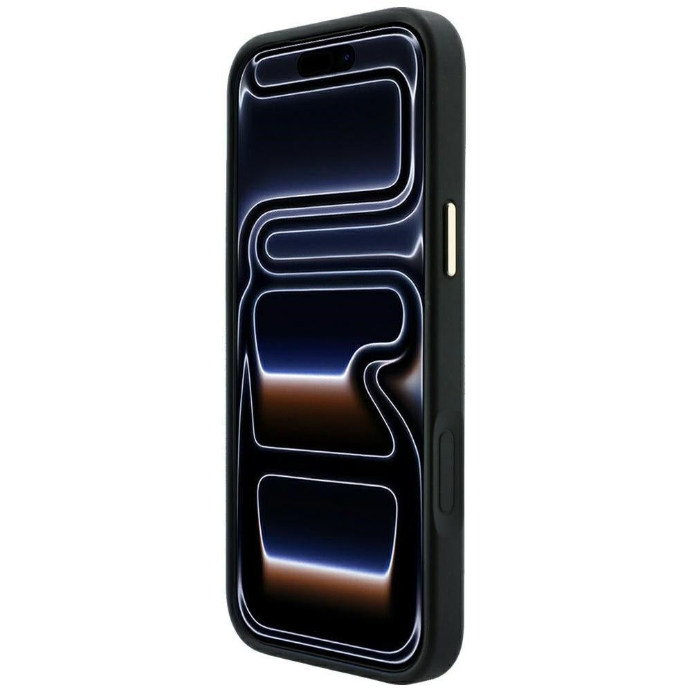 Guess iPhone 17 Pro/iPhone 18 Pro Kuori 4G Embossed MagSafe Musta