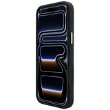 Guess iPhone 17 Pro Max/iPhone 18 Pro Max Kuori 4G Embossed MagSafe Musta