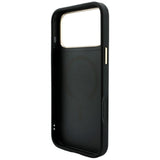 Guess iPhone 17 Pro Max/iPhone 18 Pro Max Kuori 4G Embossed MagSafe Musta