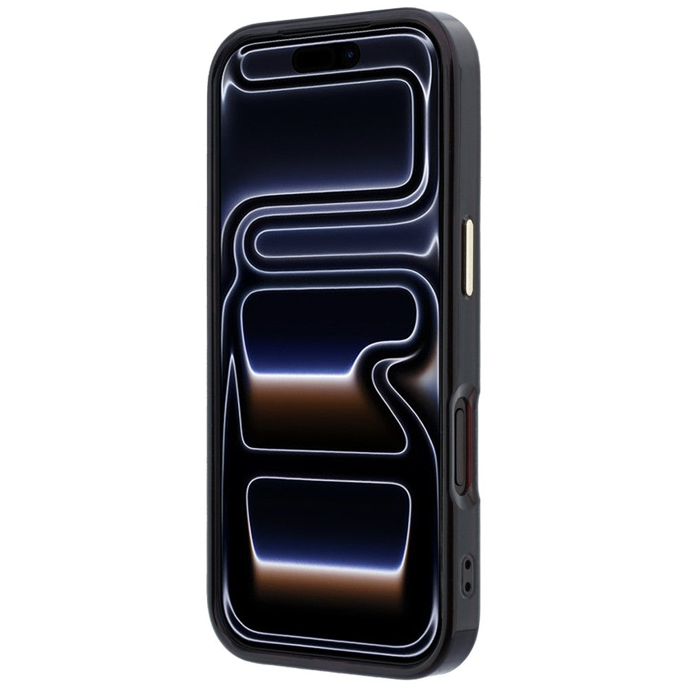 Guess iPhone 17 Pro Max/iPhone 18 Pro Max Kuori Ring Stand Script Logo Burgundy