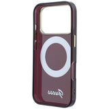 Guess iPhone 17 Pro Max/iPhone 18 Pro Max Kuori Ring Stand Script Logo Burgundy