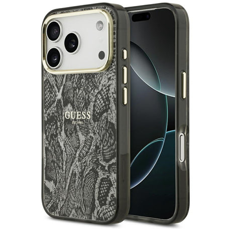 Guess iPhone 17 Pro/iPhone 18 Pro Kuori Python Musta