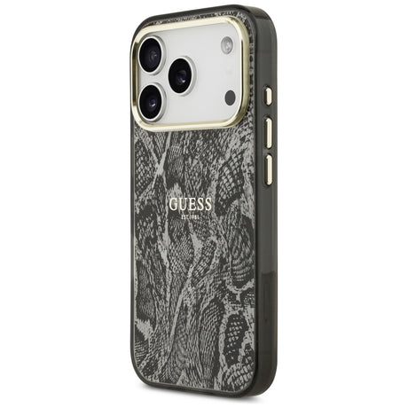 Guess iPhone 17 Pro/iPhone 18 Pro Kuori Python Musta