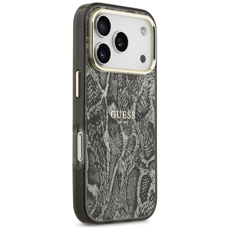Guess iPhone 17 Pro/iPhone 18 Pro Kuori Python Musta