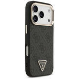 Guess iPhone 17 Pro/iPhone 18 Pro Kuori 4G Triangle MagSafe Musta