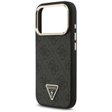 Guess iPhone 17 Pro/iPhone 18 Pro Kuori 4G Triangle MagSafe Musta