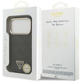 Guess iPhone 17 Pro/iPhone 18 Pro Kuori 4G Triangle MagSafe Musta