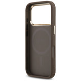 Guess iPhone 17 Pro/iPhone 18 Pro Kuori 4G Triangle MagSafe Ruskea