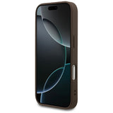 Guess iPhone 17 Pro/iPhone 18 Pro Kuori 4G Small Classic Logo Ruskea