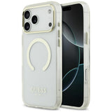 Guess iPhone 17 Pro Max/iPhone 18 Pro Max Kuori Metal Outline Kulta