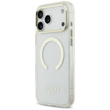 Guess iPhone 17 Pro Max/iPhone 18 Pro Max Kuori Metal Outline Kulta