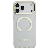 Guess iPhone 17 Pro Max/iPhone 18 Pro Max Kuori Metal Outline Kulta