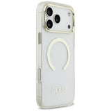 Guess iPhone 17 Pro Max/iPhone 18 Pro Max Kuori Metal Outline Kulta