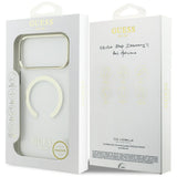 Guess iPhone 17 Pro Max/iPhone 18 Pro Max Kuori Metal Outline Kulta