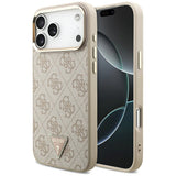 Guess iPhone 17 Pro Max/iPhone 18 Pro Max Kuori 4G Triangle MagSafe Vaaleanpunainen