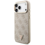 Guess iPhone 17 Pro Max/iPhone 18 Pro Max Kuori 4G Triangle MagSafe Vaaleanpunainen