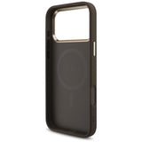 Guess iPhone 17 Pro Max/iPhone 18 Pro Max Kuori 4G Triangle MagSafe Ruskea