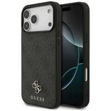 Guess iPhone 17 Pro Max/iPhone 18 Pro Max Kuori 4G Small Classic Logo Musta