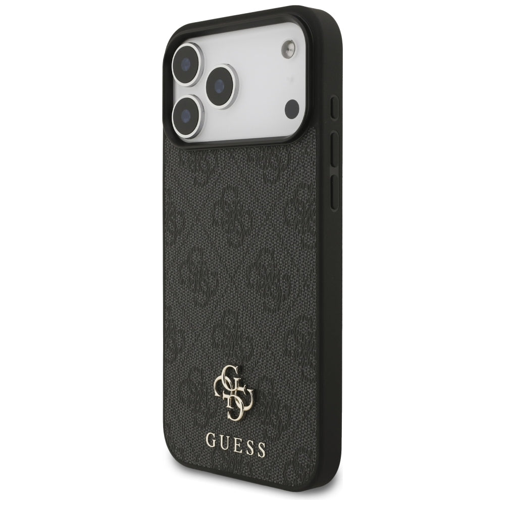 Guess iPhone 17 Pro Max/iPhone 18 Pro Max Kuori 4G Small Classic Logo Musta