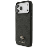 Guess iPhone 17 Pro Max/iPhone 18 Pro Max Kuori 4G Small Classic Logo Musta