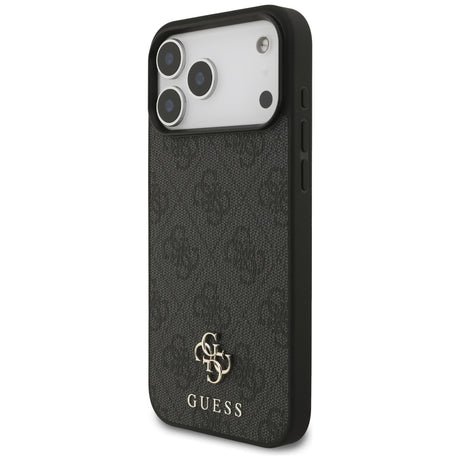 Guess iPhone 17 Pro Max/iPhone 18 Pro Max Kuori 4G Small Classic Logo Musta
