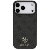 Guess iPhone 17 Pro Max/iPhone 18 Pro Max Kuori 4G Small Classic Logo Musta