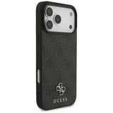 Guess iPhone 17 Pro Max/iPhone 18 Pro Max Kuori 4G Small Classic Logo Musta