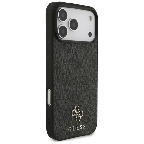 Guess iPhone 17 Pro Max/iPhone 18 Pro Max Kuori 4G Small Classic Logo Musta