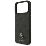 Guess iPhone 17 Pro Max/iPhone 18 Pro Max Kuori 4G Small Classic Logo Musta