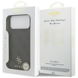 Guess iPhone 17 Pro Max/iPhone 18 Pro Max Kuori 4G Small Classic Logo Musta