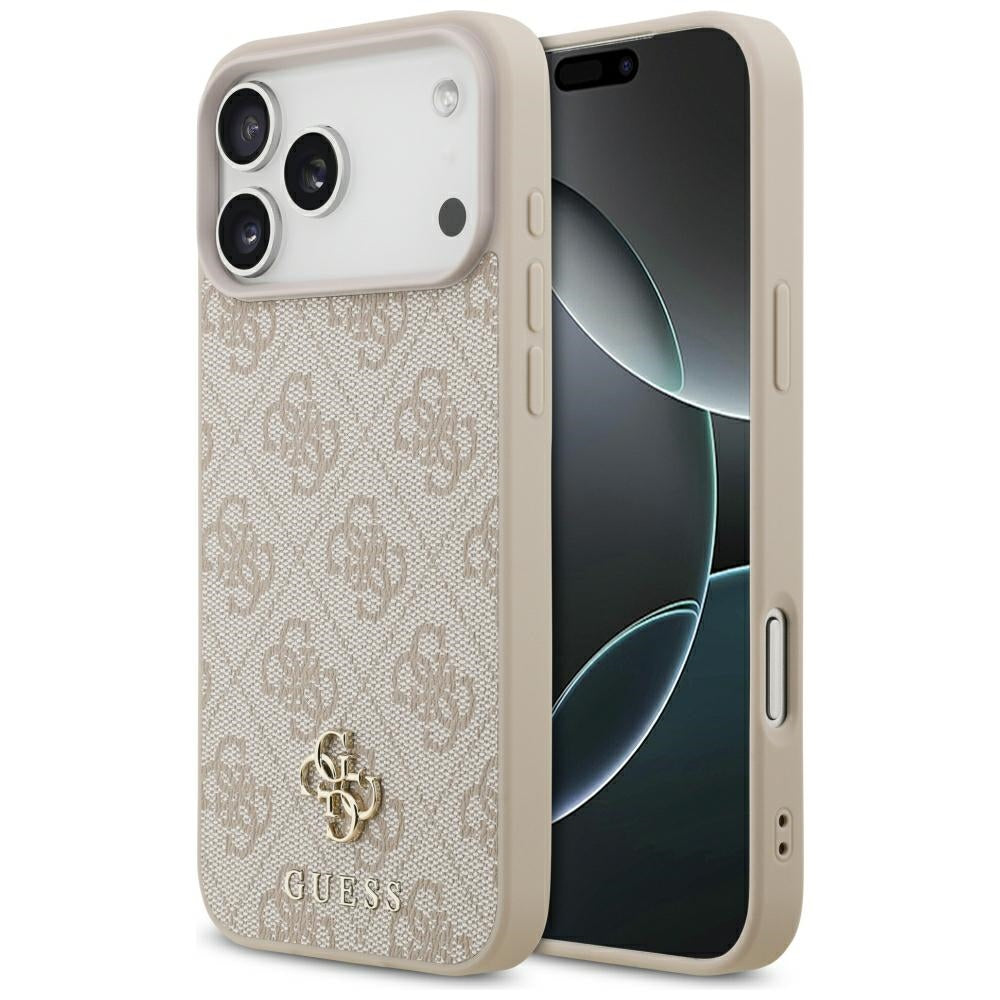 Guess iPhone 17 Pro Max/iPhone 18 Pro Max Kuori 4G Classic Logo Small Vaaleanpunainen