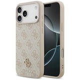Guess iPhone 17 Pro Max/iPhone 18 Pro Max Kuori 4G Classic Logo Small Vaaleanpunainen