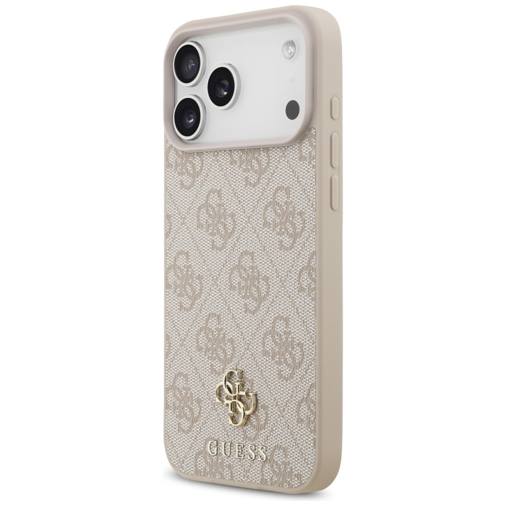 Guess iPhone 17 Pro Max/iPhone 18 Pro Max Kuori 4G Classic Logo Small Vaaleanpunainen