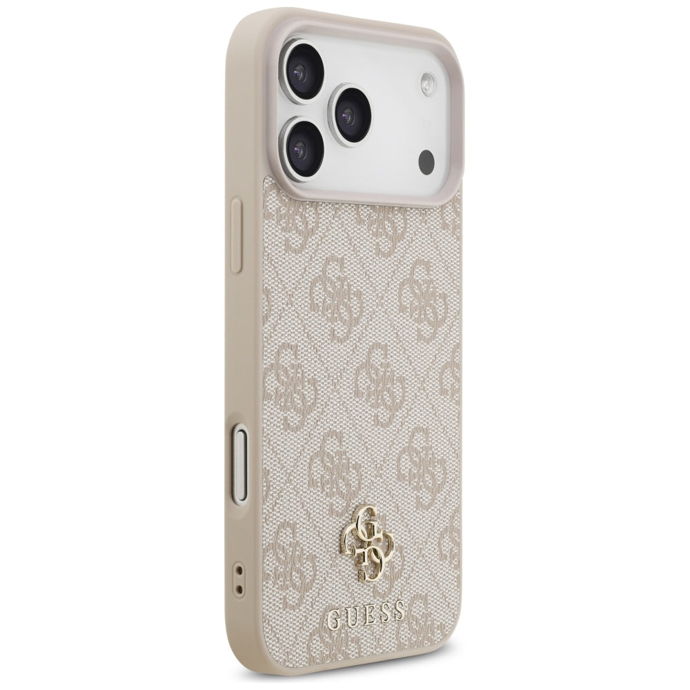 Guess iPhone 17 Pro Max/iPhone 18 Pro Max Kuori 4G Classic Logo Small Vaaleanpunainen