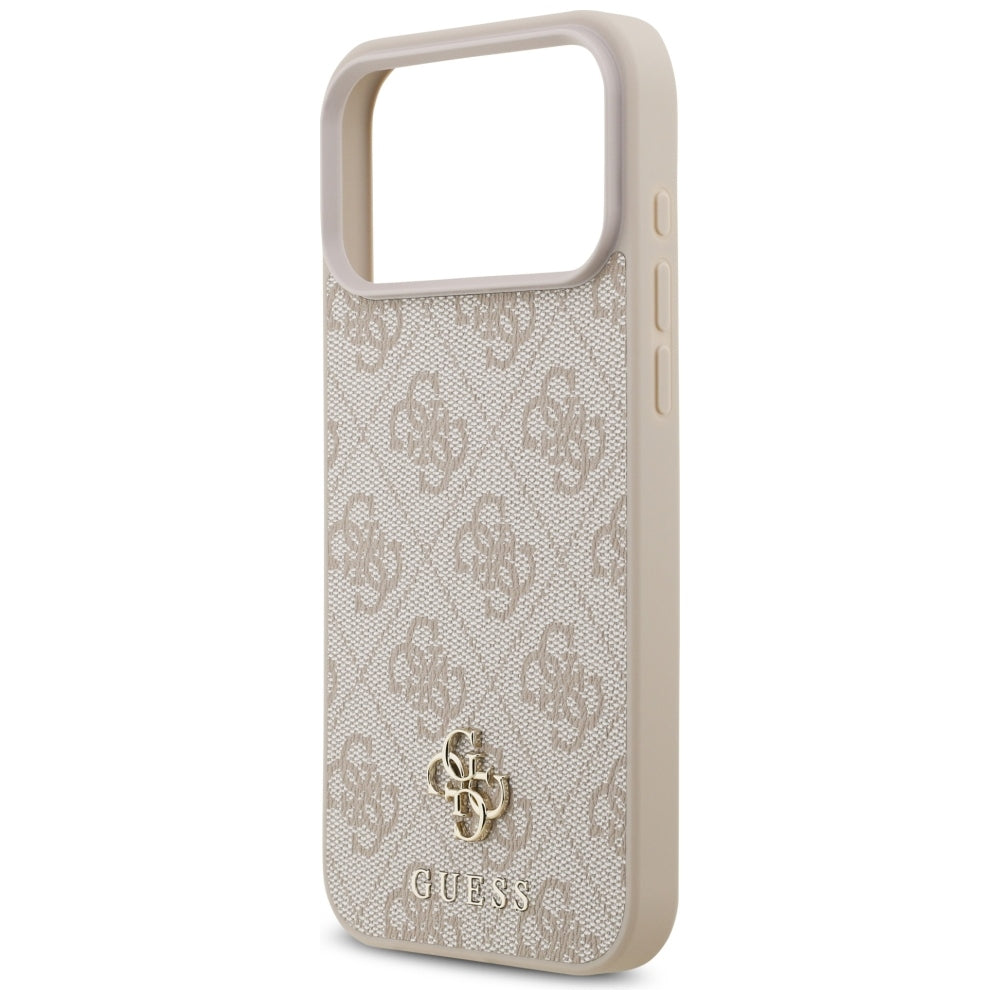 Guess iPhone 17 Pro Max/iPhone 18 Pro Max Kuori 4G Classic Logo Small Vaaleanpunainen