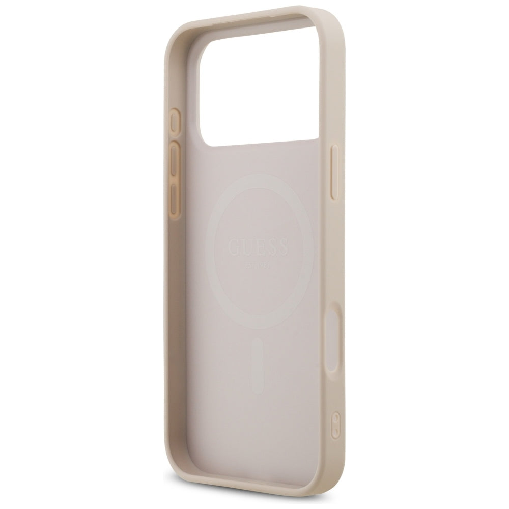 Guess iPhone 17 Pro Max/iPhone 18 Pro Max Kuori 4G Classic Logo Small Vaaleanpunainen