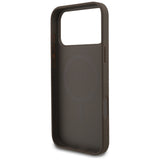Guess iPhone 17 Pro Max/iPhone 18 Pro Max Kuori 4G Small Classic Logo Ruskea