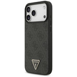 Guess iPhone 17 Pro Max/iPhone 18 Pro Max Kuori 4G Triangle Strass Musta