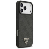 Guess iPhone 17 Pro Max/iPhone 18 Pro Max Kuori 4G Triangle Strass Musta