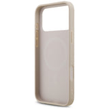 Guess iPhone 17 Pro Max/iPhone 18 Pro Max Kuori 4G Triangle Strass Vaaleanpunainen
