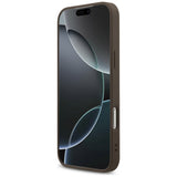 Guess iPhone 17 Pro Max/iPhone 18 Pro Max Kuori 4G Triangle Strass Ruskea