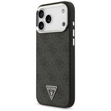 Guess iPhone 17 Pro Max/iPhone 18 Pro Max Kuori 4G Triangle MagSafe Musta