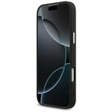 Guess iPhone 17 Pro Max/iPhone 18 Pro Max Kuori 4G Triangle MagSafe Musta