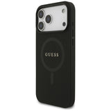 Guess iPhone 17 Pro Max/iPhone 18 Pro Max Kuori Saffiano Classic Logo Musta