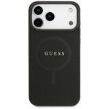 Guess iPhone 17 Pro Max/iPhone 18 Pro Max Kuori Saffiano Classic Logo Musta