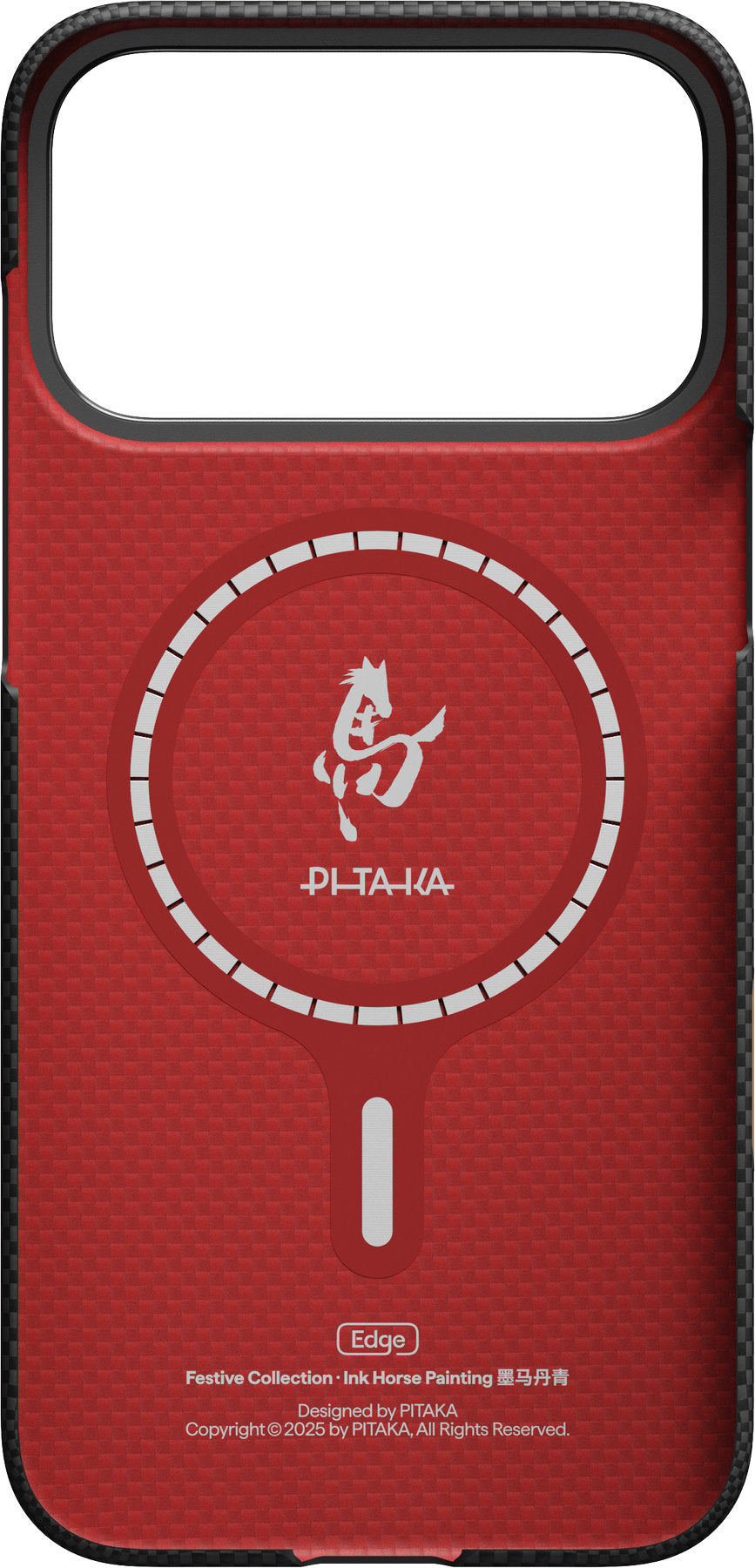 Pitaka iPhone 17 Pro Max Kuori Edge MagSafe Ink Rhythm