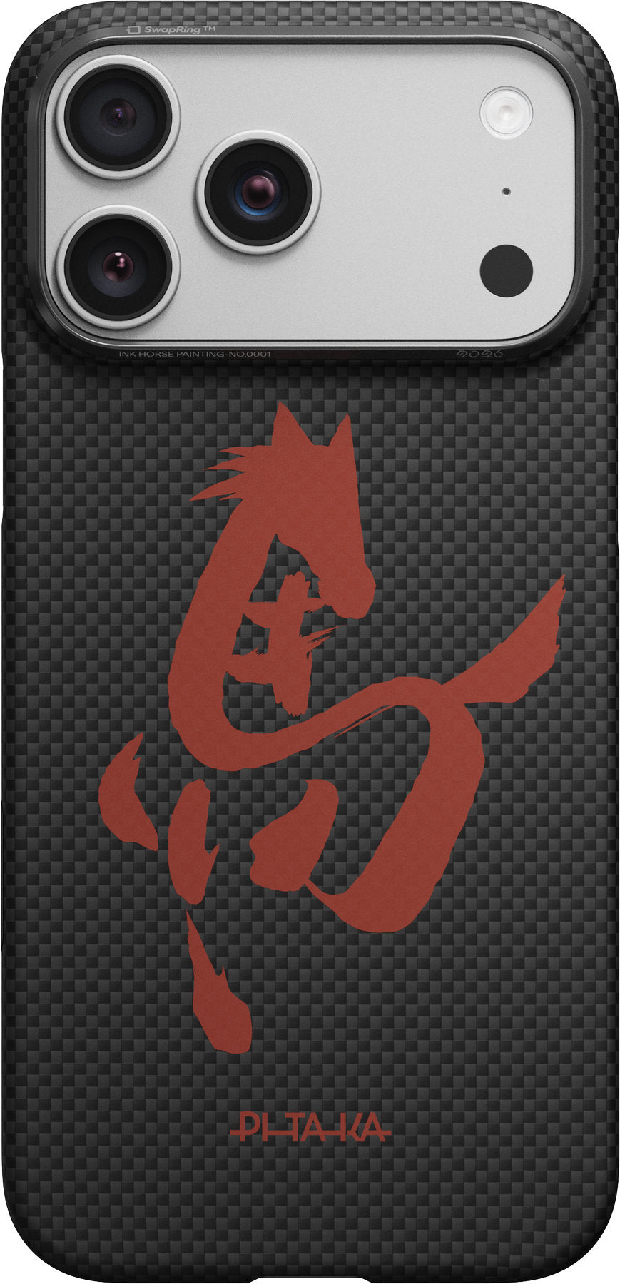 Pitaka iPhone 17 Pro Kuori Edge MagSafe Ink Rhythm