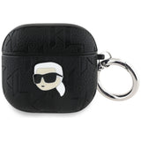 Karl Lagerfeld AirPods 4 Kuori Monogram Karl Musta