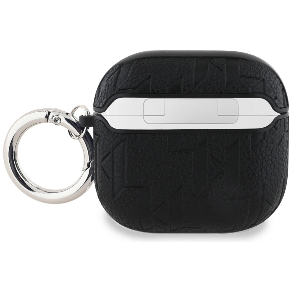 Karl Lagerfeld AirPods 4 Kuori Monogram Karl Musta