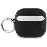 Karl Lagerfeld AirPods 4 Kuori Monogram Karl Musta